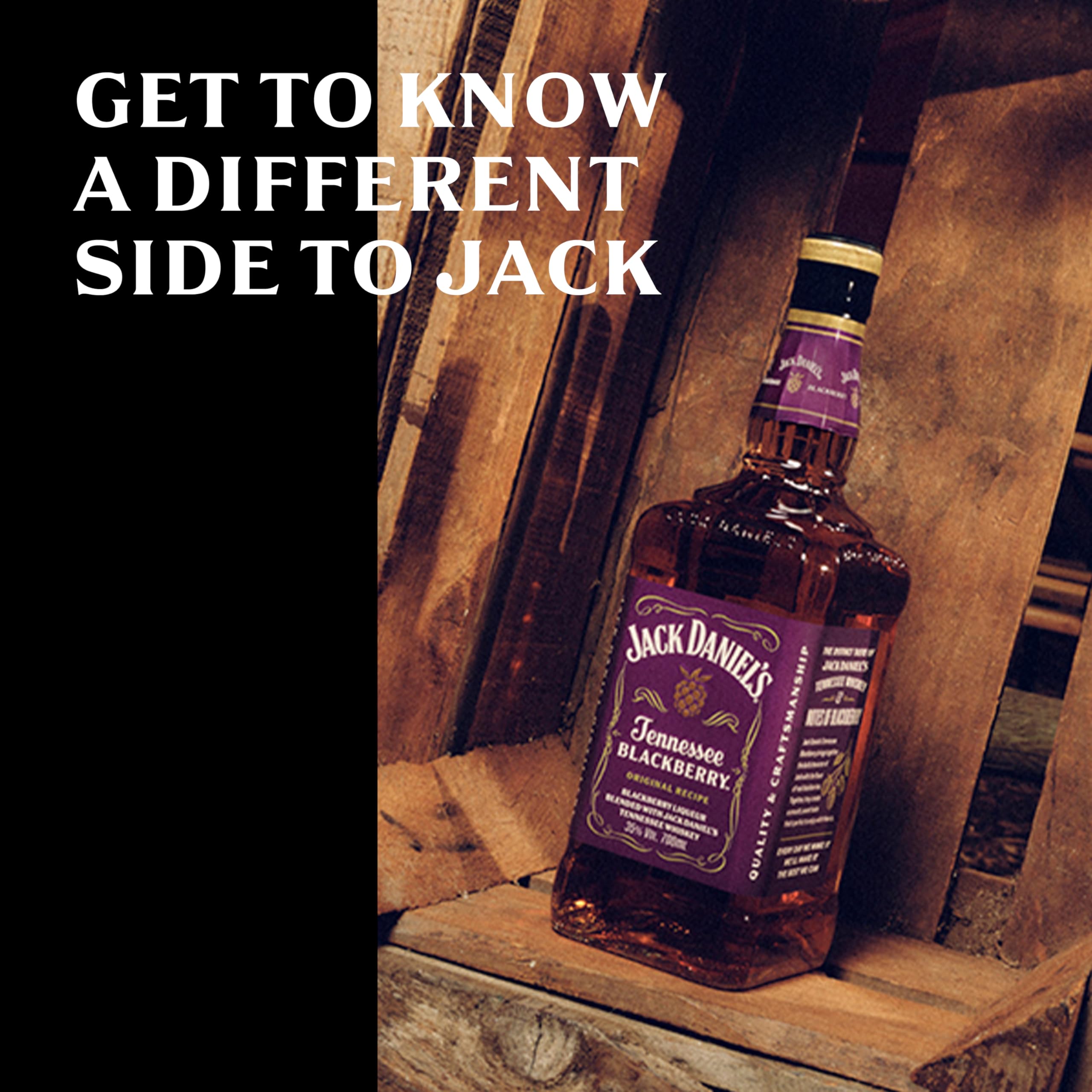 Jack Daniel's Tennessee Blackberry Whiskey - 70cl : Amazon.es: Grocery